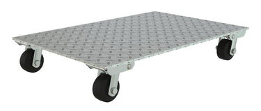 ALUM DOLLY W/RUBBER WHEELS 24 X 36 - Model PDA-2436-R-S